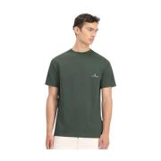 Korte mouw LAW TEE Shirt LAW OF THE SEA , Green , Heren