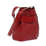 Pre-owned Leather louis-vuitton-bags Louis Vuitton Vintage , Red , Dam...