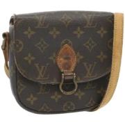 Pre-owned Canvas shoulder-bags Louis Vuitton Vintage , Brown , Dames