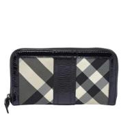 Pre-owned Nylon wallets Burberry Vintage , Gray , Dames