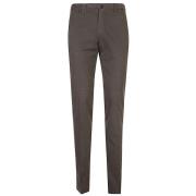 Grijze Duif Broek Aw24 Incotex , Gray , Heren