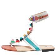 Pre-owned Leather sandals Fendi Vintage , Multicolor , Dames