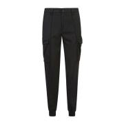 Zwarte Broek voor Mannen Aw24 Diesel , Black , Heren