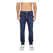 Stijlvolle Broeken voor Mannen Dsquared2 , Blue , Heren