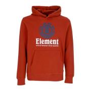 Rode Lichtgewicht Hoodie Verticale Hoodie Element , Red , Heren