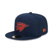 NBA ALT Cap - Blauw Patched Logo New Era , Blue , Heren