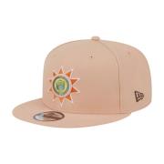 NBA ALT Pet - Geborduurd Logo New Era , Orange , Heren