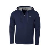 Blauwe Sweater Half-Zip Pullover Heren Lacoste , Blue , Heren