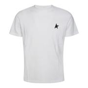 Ster T-shirt Normaal Golden Goose , White , Dames