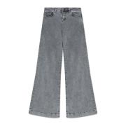 Jeans met logo Versace Jeans Couture , Gray , Dames