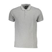 Geborduurd Poloshirt met Contrasterende Details Cavalli Class , Gray ,...