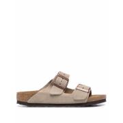 Beige Sandalen voor Alle Seizoenen Birkenstock , Beige , Dames