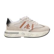 Lichtgrijze Sneakers Premiata , Gray , Dames