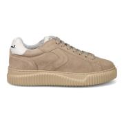 Beige Tennis Sneakers Vintage Stijl Voile Blanche , Beige , Dames