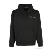 Zwarte Sweatshirt Aw24 Herenmode Ralph Lauren , Black , Heren