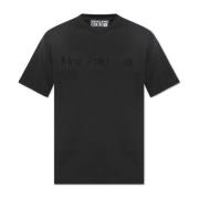 T-shirt met Logo Versace Jeans Couture , Black , Heren