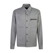 Grijze Shirts voor Mannen Aw24 Ermenegildo Zegna , Gray , Heren