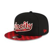 NBA ALT Pet - Zwart Patched Logo New Era , Black , Heren