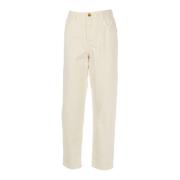 Wijde Pijp Zomerbroek Wit Outlet Patrizia Pepe , White , Dames