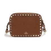 Bruine Schoudertas Damesmode Valentino Garavani , Brown , Dames