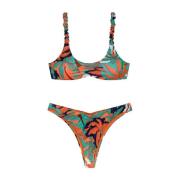 Exotische Bikini Top en Slip Set Me-Fui , Multicolor , Dames