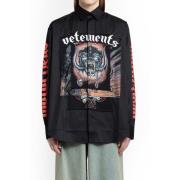 Motorhead Jersey Shirt Vetements , Black , Heren