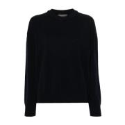 Blauwe Sweatshirt Aw24 Dameskleding Fabiana Filippi , Blue , Dames