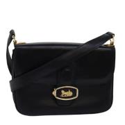 Pre-owned Leather celine-bags Celine Vintage , Black , Dames