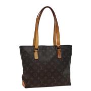 Pre-owned Canvas totes Louis Vuitton Vintage , Brown , Dames