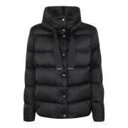 Chique Zwarte Jas Aw24 Herno , Black , Dames