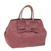 Pre-owned Nylon handbags Prada Vintage , Pink , Dames