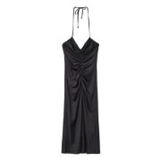 Elegante Midi Jurk Gaëlle Paris , Black , Dames