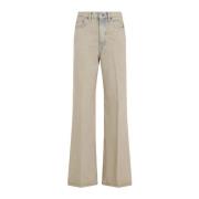 Stijlvolle Nude & Neutrals Jeans Aw24 Acne Studios , Beige , Dames