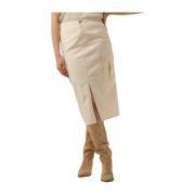 Zand Patrick Skirt Nukus , Beige , Dames