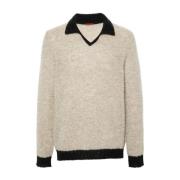 Dove Grey Sweatshirt Aw24 Barena Venezia , Beige , Heren