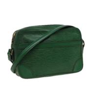 Pre-owned Leather louis-vuitton-bags Louis Vuitton Vintage , Green , D...