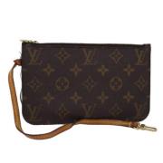 Pre-owned Canvas pouches Louis Vuitton Vintage , Brown , Dames