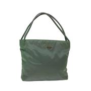 Pre-owned Nylon prada-bags Prada Vintage , Green , Dames