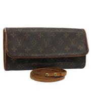 Pre-owned Canvas louis-vuitton-bags Louis Vuitton Vintage , Brown , Da...