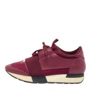 Pre-owned Fabric sneakers Balenciaga Vintage , Red , Dames