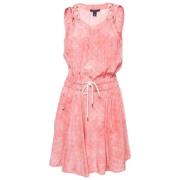 Pre-owned Silk dresses Louis Vuitton Vintage , Pink , Dames