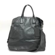 Pre-owned Leather prada-bags Prada Vintage , Black , Dames