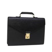 Pre-owned Leather louis-vuitton-bags Louis Vuitton Vintage , Black , D...