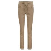 Velvet Tessy Broek Red Button , Beige , Dames