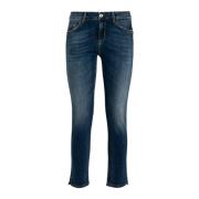 Dames Skinny Classy Blauwe Denim Jeans Liu Jo , Blue , Dames