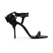 Zwarte Sandalen voor Vrouwen Aw24 Magda Butrym , Black , Dames