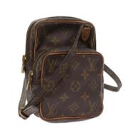 Pre-owned Canvas louis-vuitton-bags Louis Vuitton Vintage , Brown , Da...