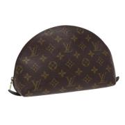 Pre-owned Canvas pouches Louis Vuitton Vintage , Brown , Dames