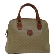 Pre-owned Canvas handbags Celine Vintage , Beige , Dames