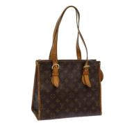 Pre-owned Canvas handbags Louis Vuitton Vintage , Brown , Dames